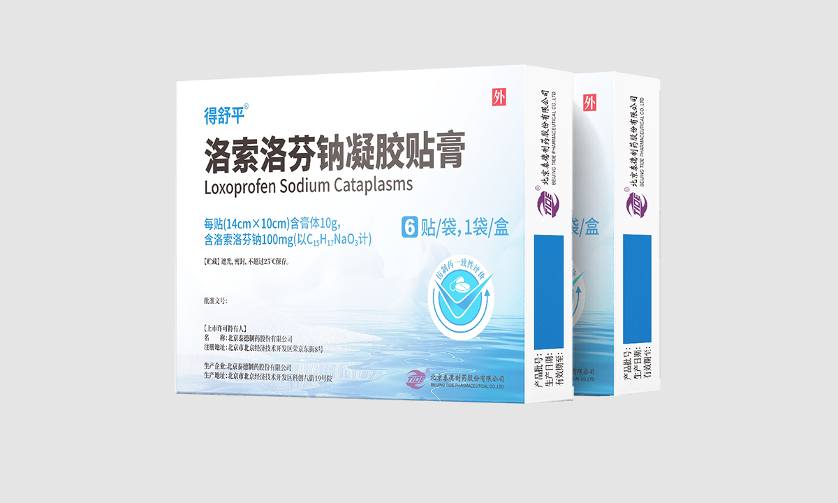 洛索洛芬鈉凝膠貼膏